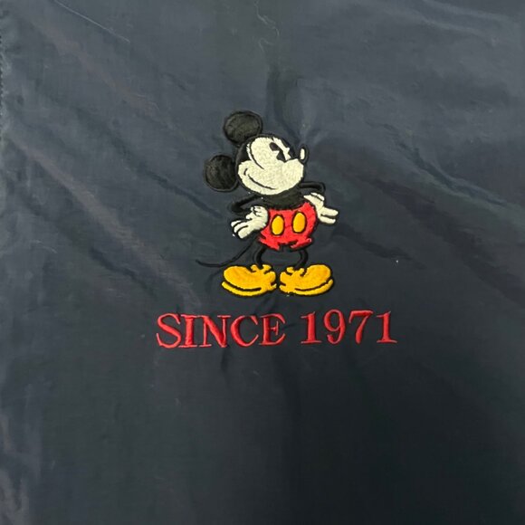 SMALL 7 Vintage Boys Walt Disney World Kids Mickey Mouse Blue Jacket Hoodie Y2K - Picture 3 of 12